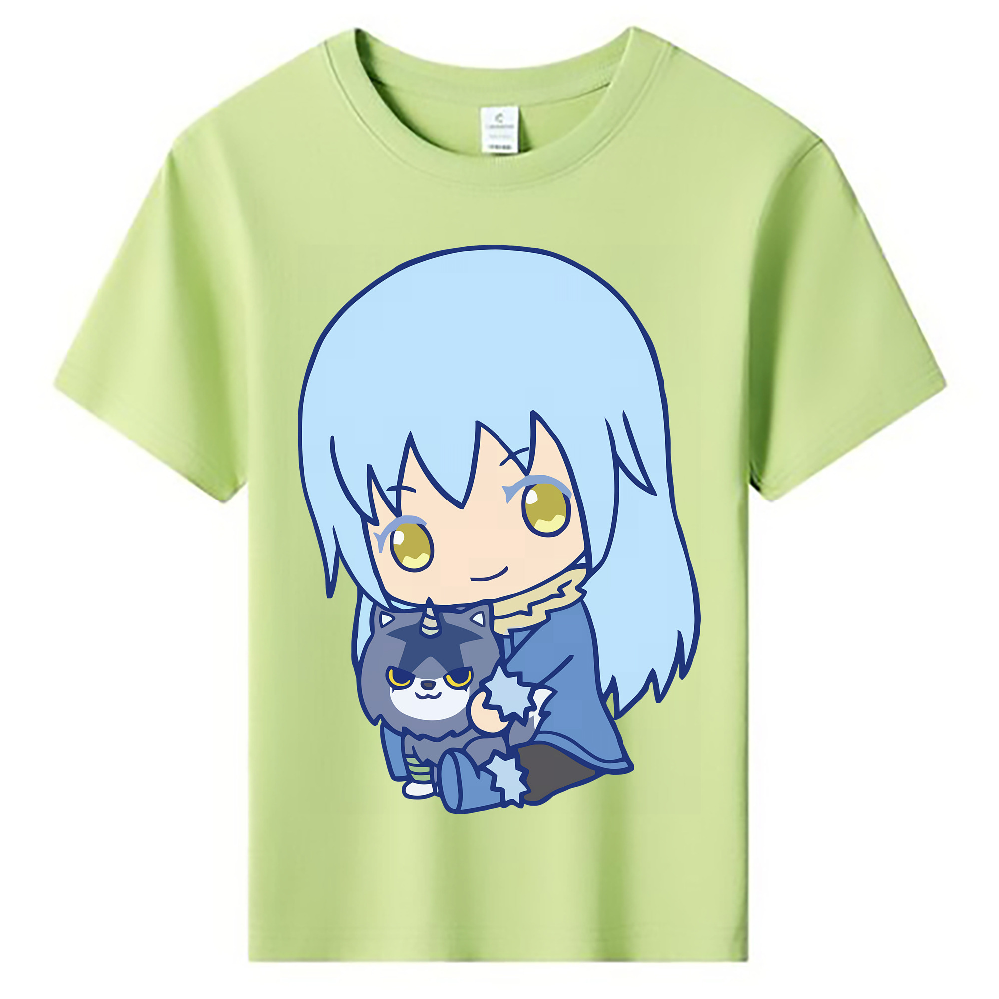 （画像用） 転スラ Regarding Reincarnated to Slime 綿100％キッズTシャツ（フロントプリント）